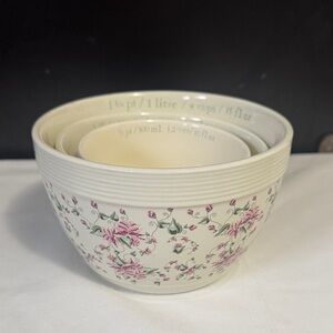 Floral Nesting Mixing Bowls